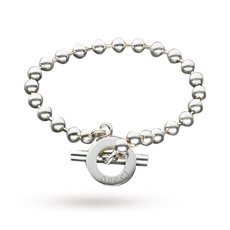 gucci boule silver 18cm bracelet